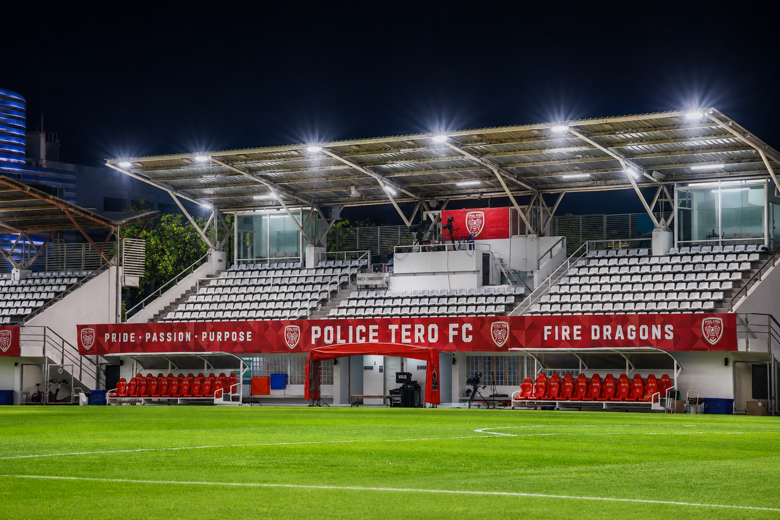 Spectator stands